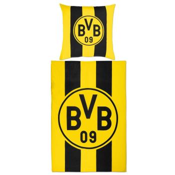 Borussia Dortmund BVB Bettwäsche Blockstreifen 135 x 200 cm